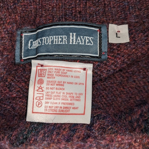 Christopher Hayes Scottish made Shetland Wool sweater - Picture 3 of 6